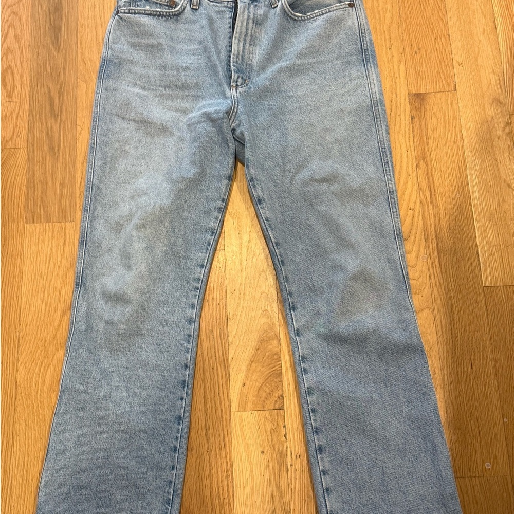 Agolde High-Rise Light Blue Women's Jeans